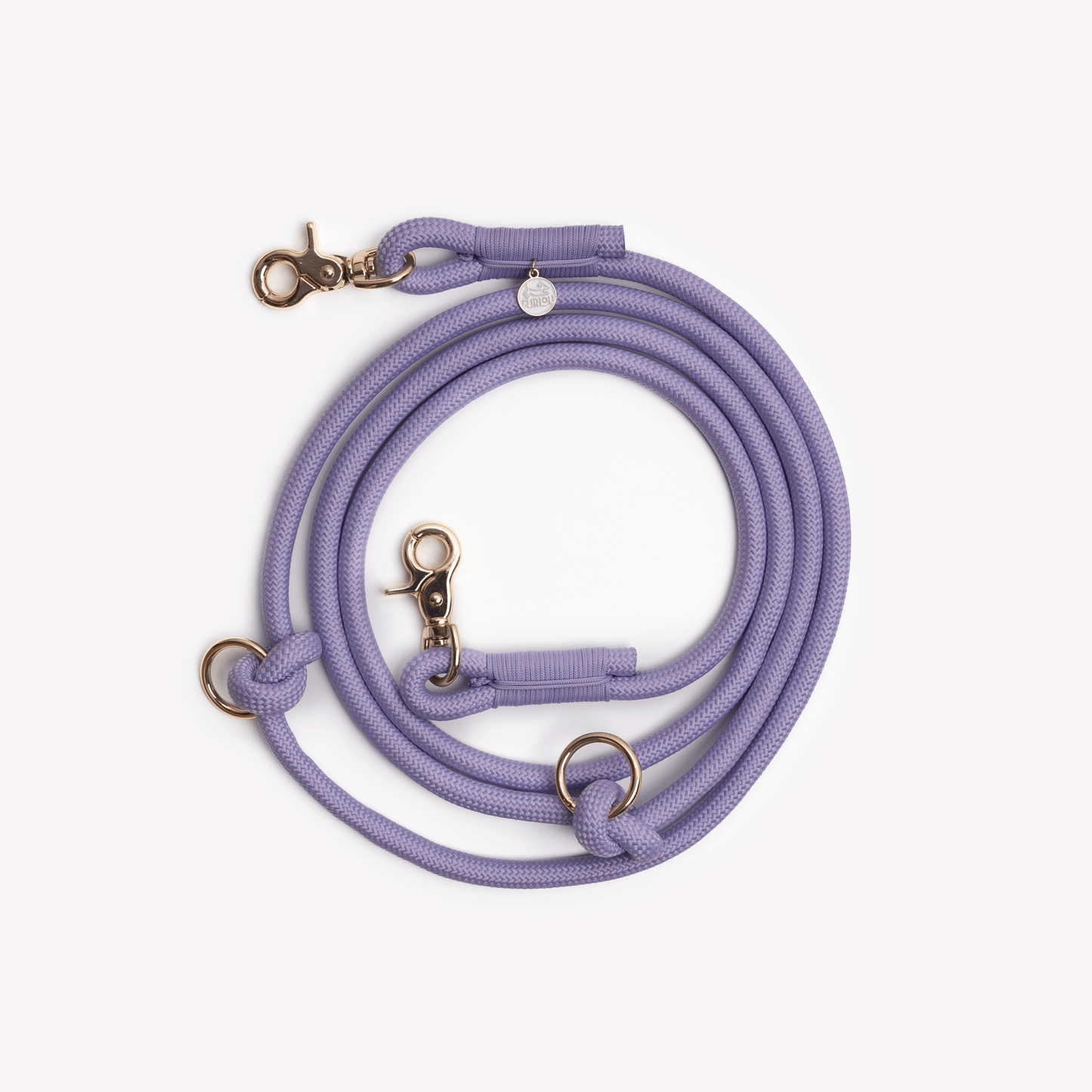 'Lavender' - Hands Free Braided Leash - Paws & Play Paradise