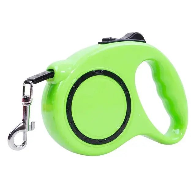 Nylon Retractable Dog Leash - Durable Pet Lead for Dogs & Cats | 5m Length - Paws & Play Paradise