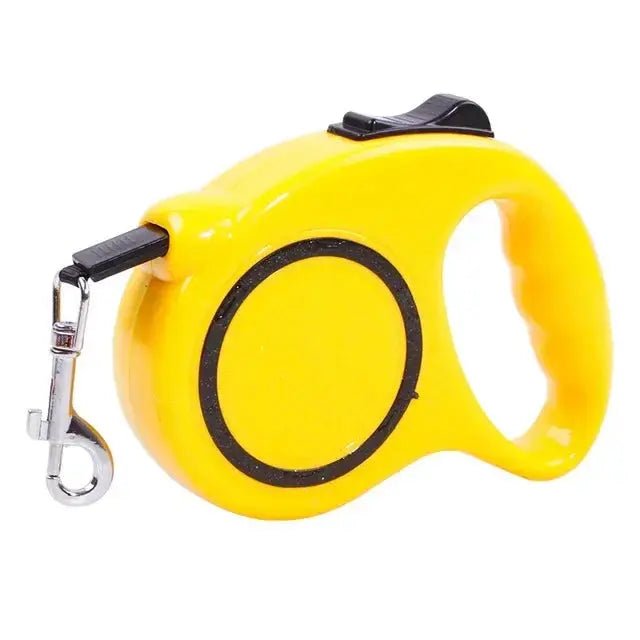 Nylon Retractable Dog Leash - Durable Pet Lead for Dogs & Cats | 5m Length - Paws & Play Paradise