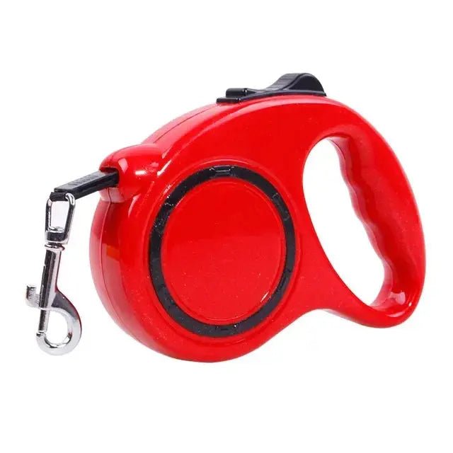 Nylon Retractable Dog Leash - Durable Pet Lead for Dogs & Cats | 5m Length - Paws & Play Paradise