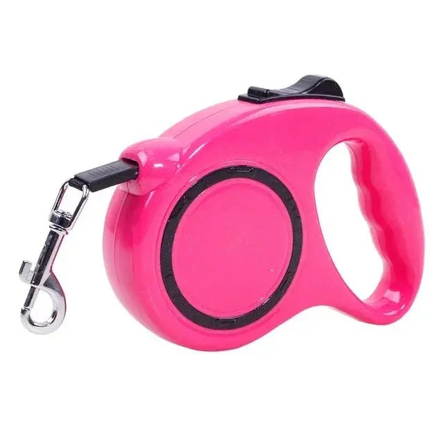 Nylon Retractable Dog Leash - Durable Pet Lead for Dogs & Cats | 5m Length - Paws & Play Paradise