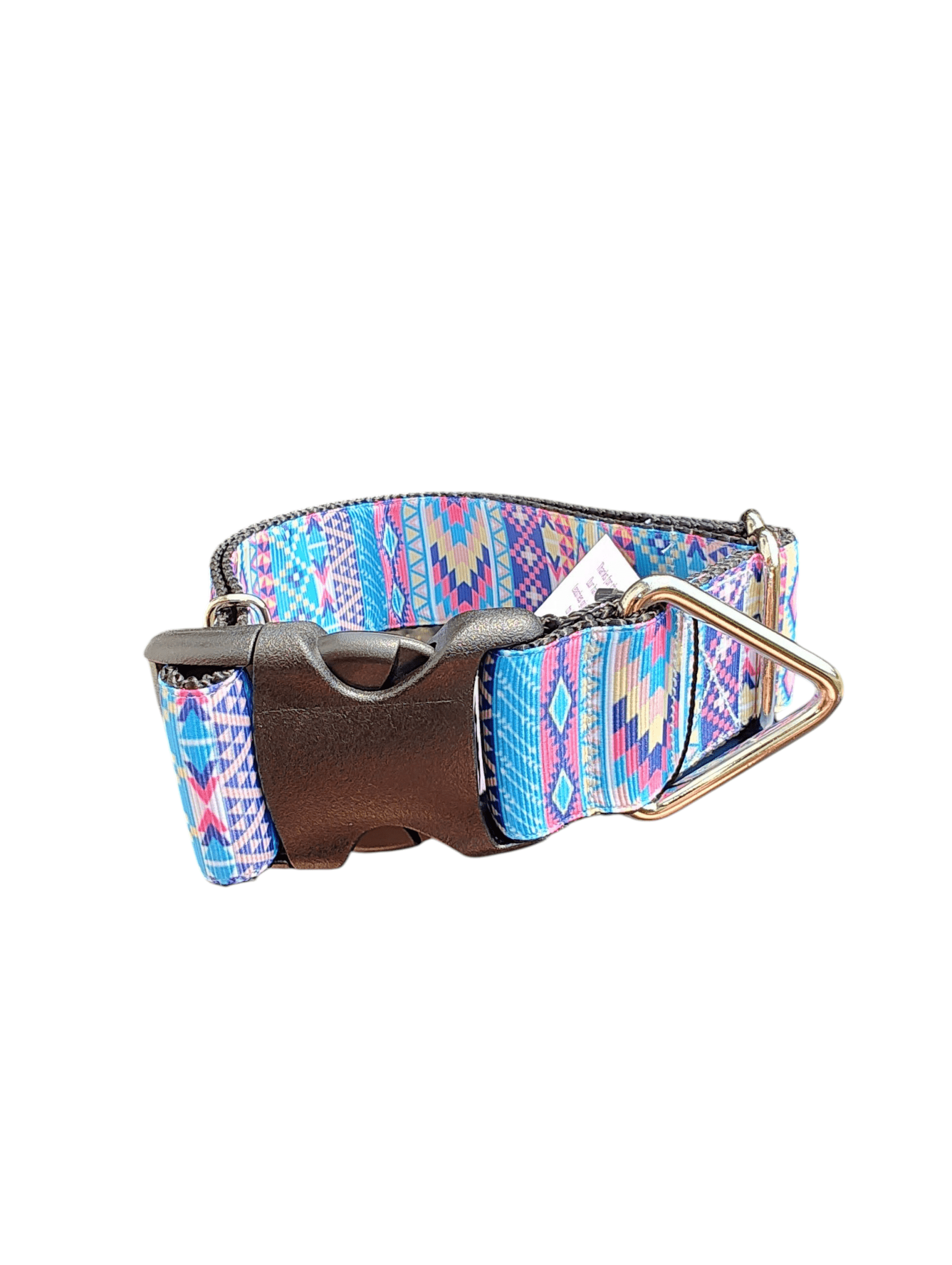 1.5" Wide Aztec Tribal Nylon Dog Collar - Paws & Play Paradise