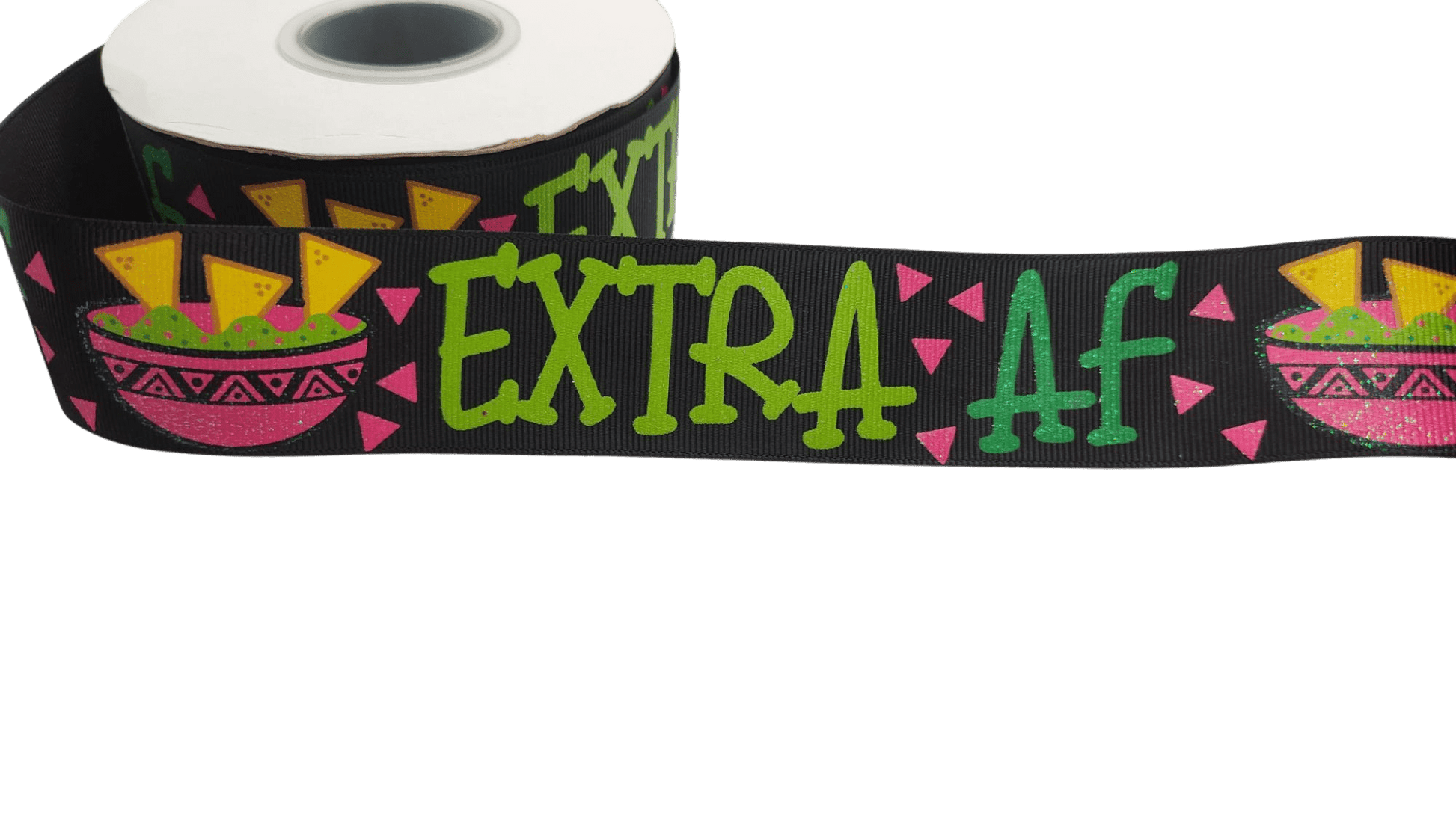 1.5" Wide Extra AF Chips & Guac Nylon Dog Collar - Paws & Play Paradise