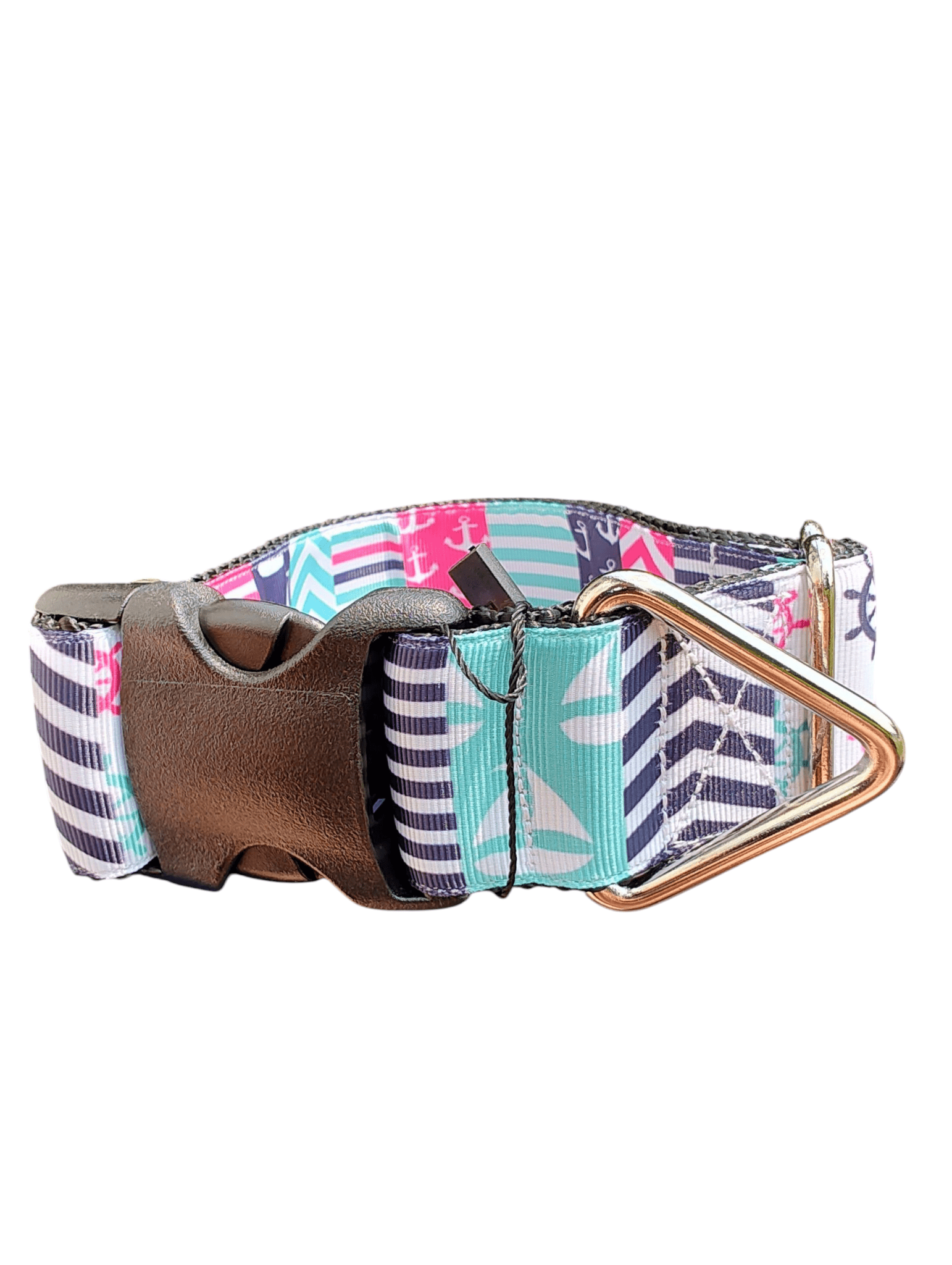 1.5" Wide Set Sail Nylon Dog Collar - Paws & Play Paradise