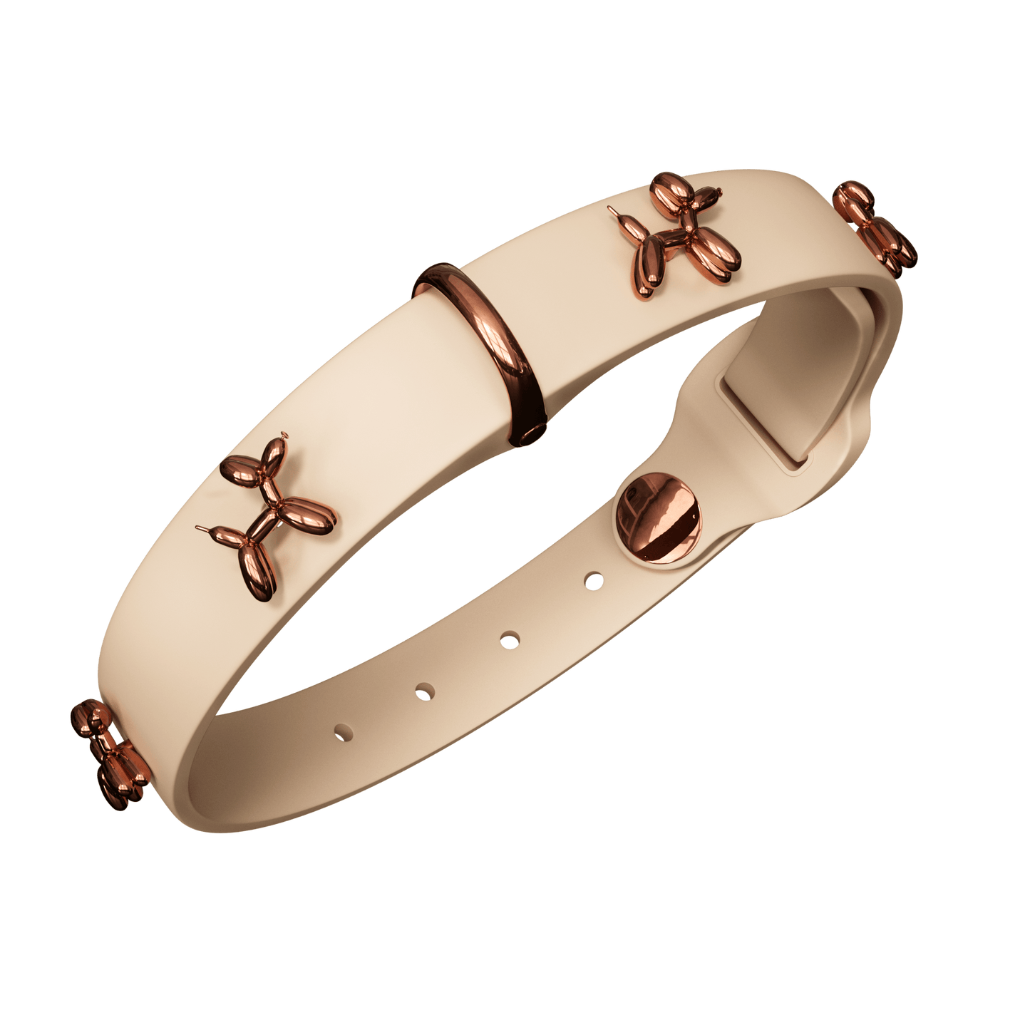 Ballon Beige Dog Collar | Premium Collar | SANDDOG - Paws & Play Paradise
