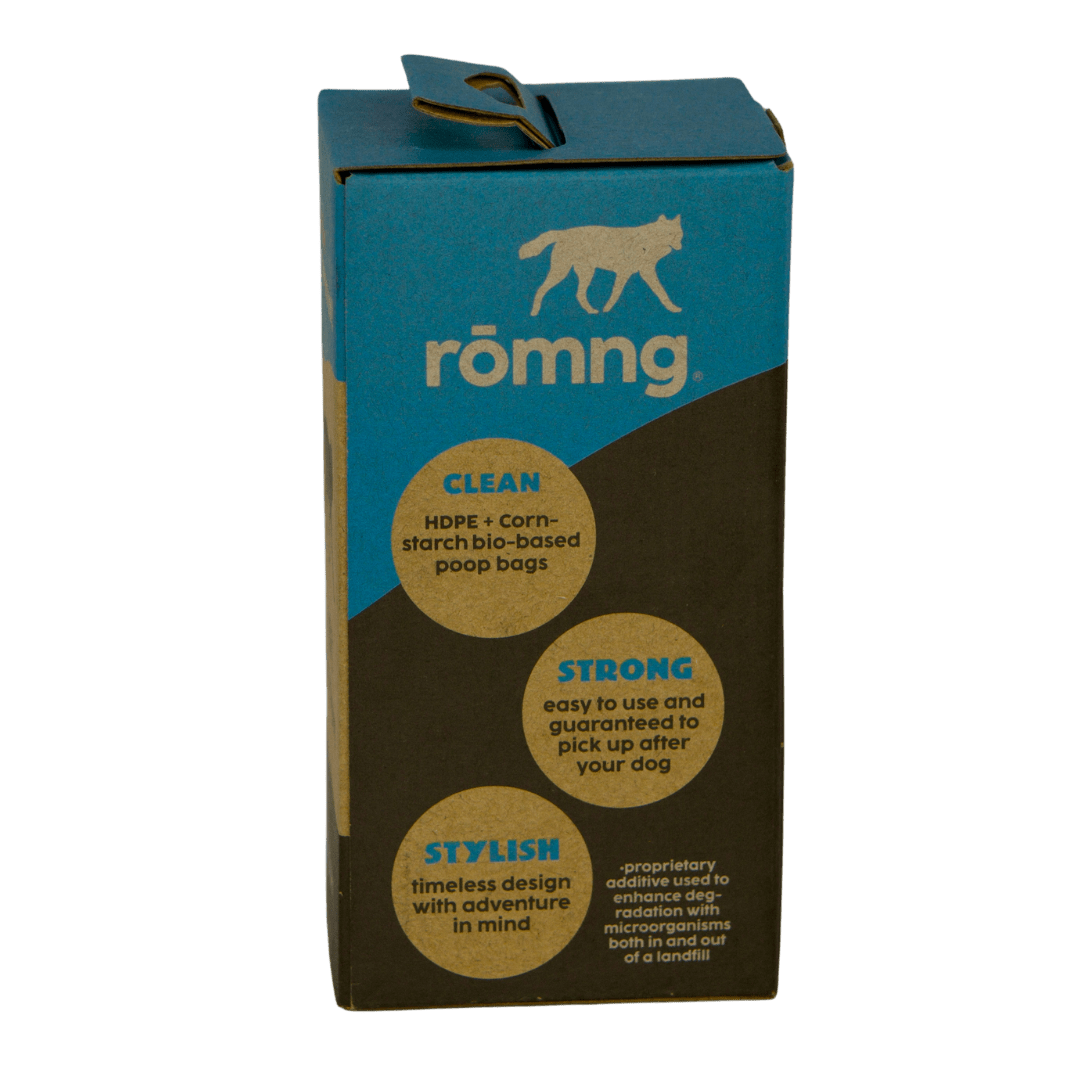 Bio - based Dog Poop Bags with Bamboo Dispenser - Paws & Play Paradise