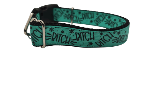 Bitch Tropic Nylon Dog Collar - Paws & Play Paradise