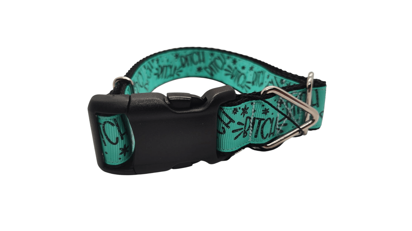 Bitch Tropic Nylon Dog Collar - Paws & Play Paradise