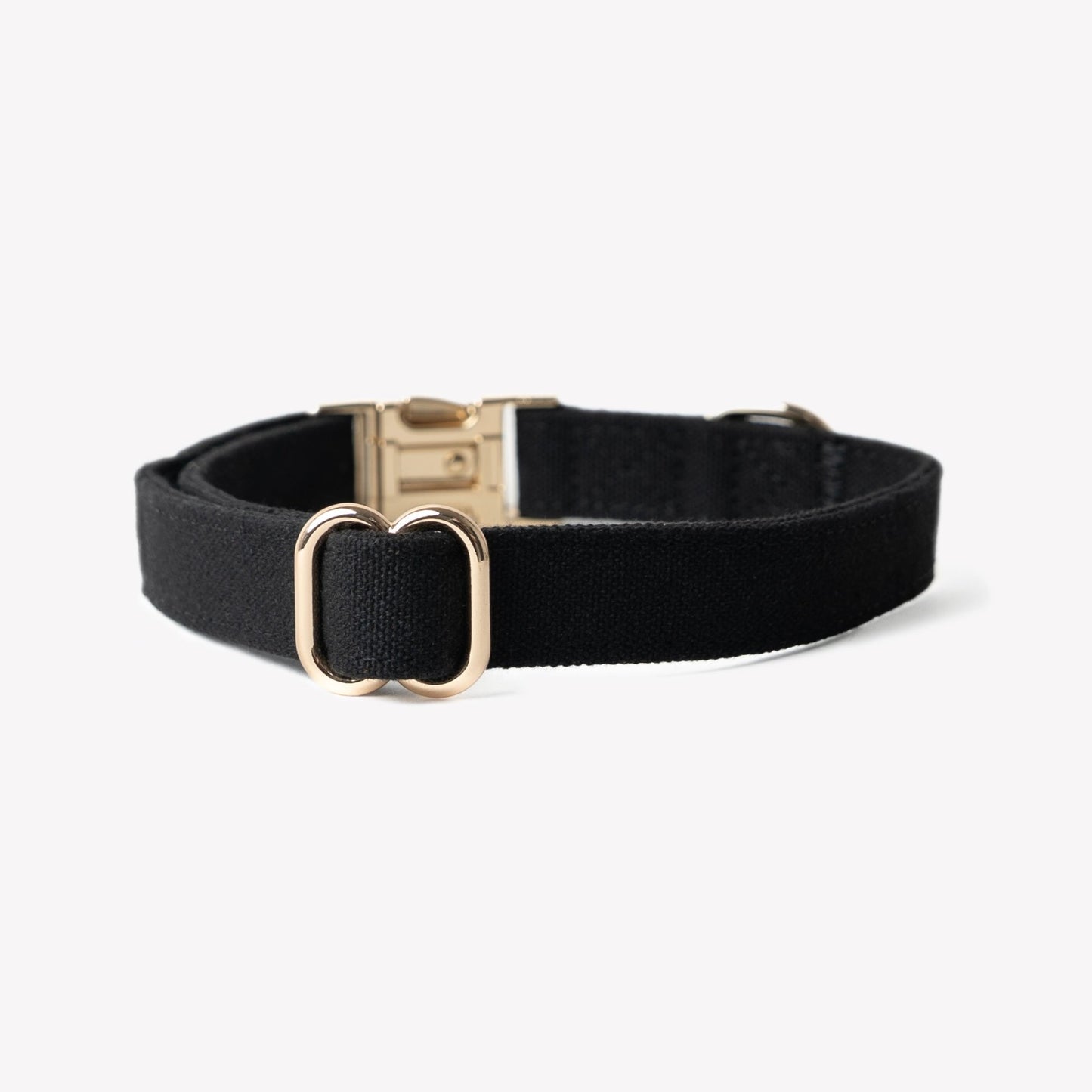 'Black' - Canvas Dog Collar - Paws & Play Paradise