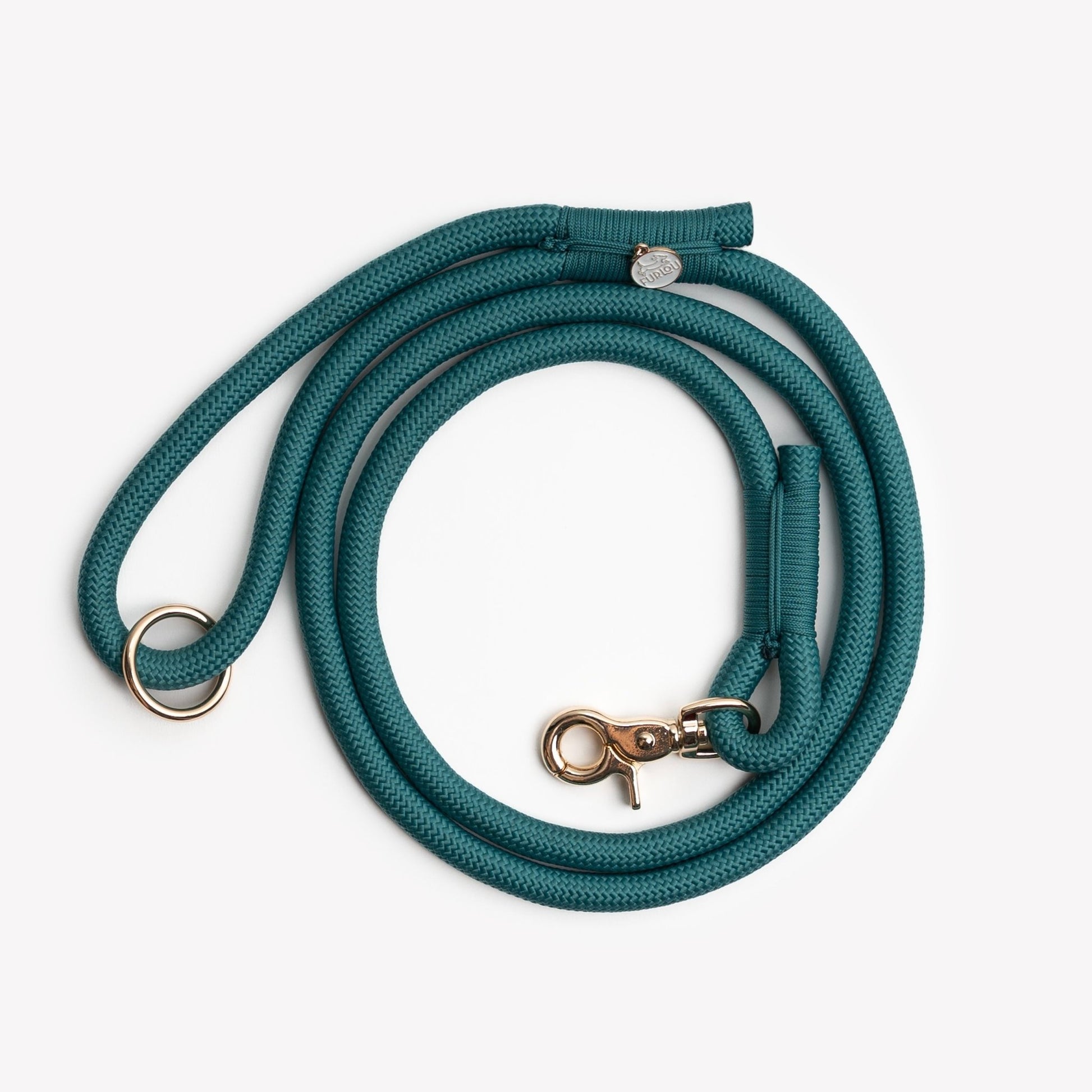 'Blue' - Braided Rope Leash - Paws & Play Paradise