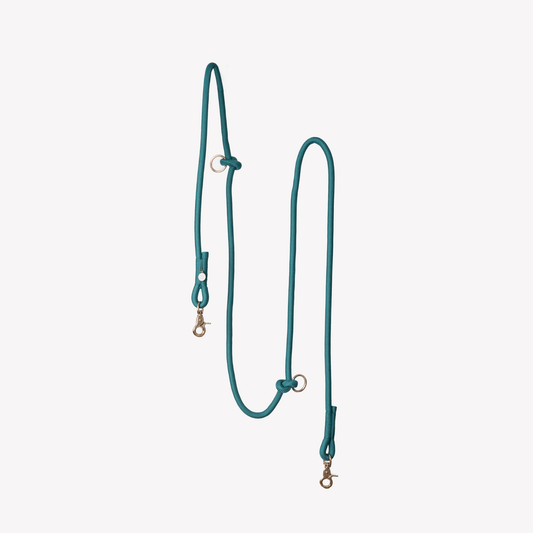 'Blue' - Hands Free Braided Leash - Paws & Play Paradise