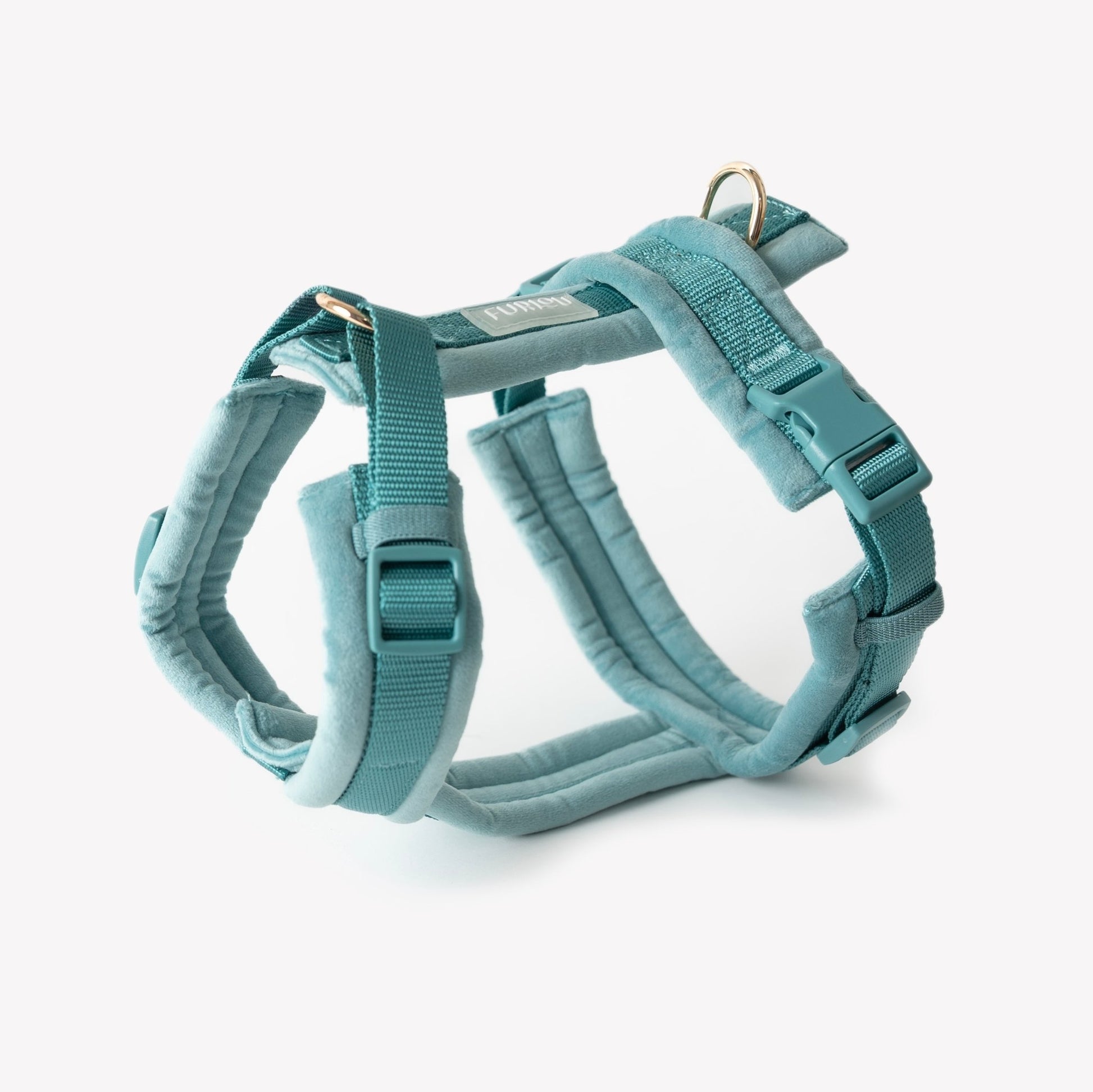 Blue - Velvet Dog Harness - Paws & Play Paradise