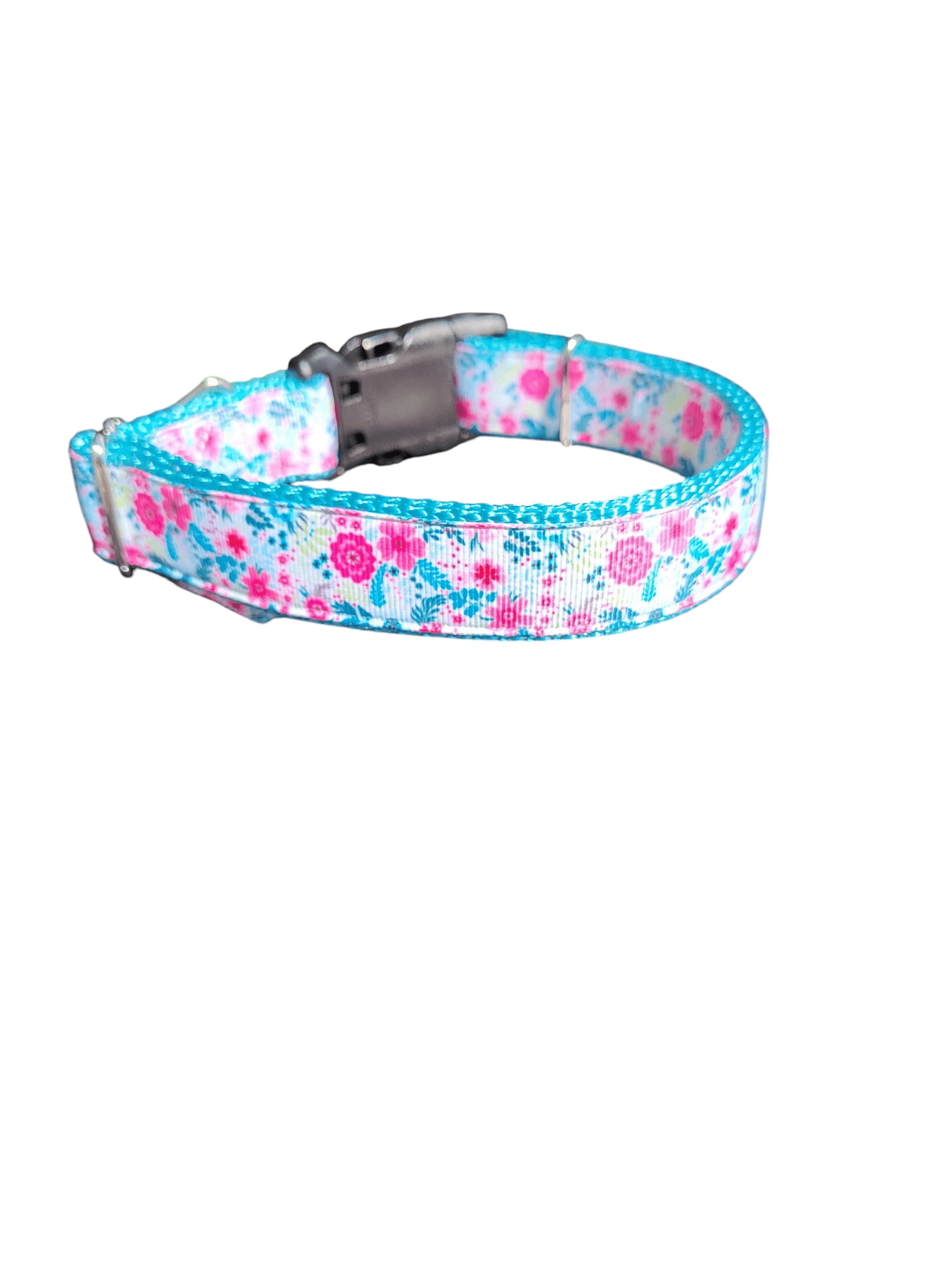 Bright Floral Nylon Dog Collar - Paws & Play Paradise