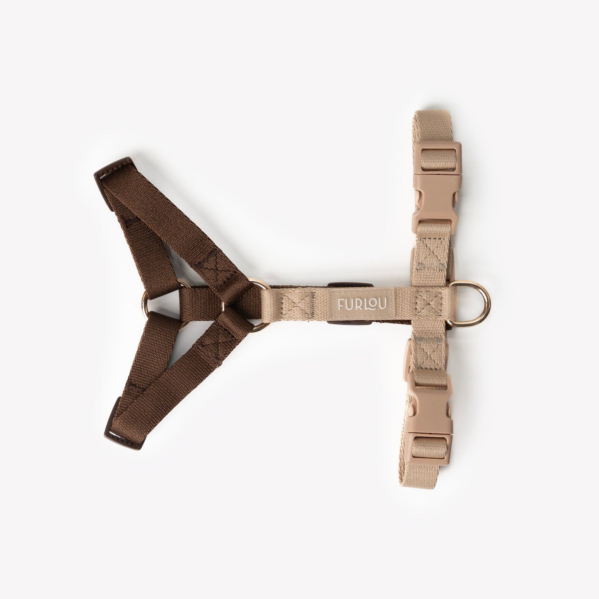Brown and Tan - Dog Harness - Paws & Play Paradise