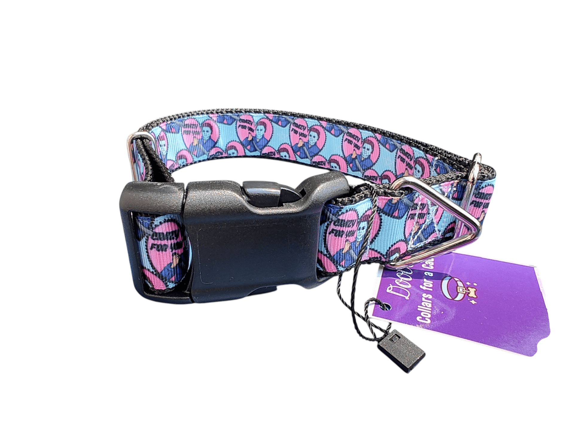 Crazy For You Nylon Dog Collar - Paws & Play Paradise