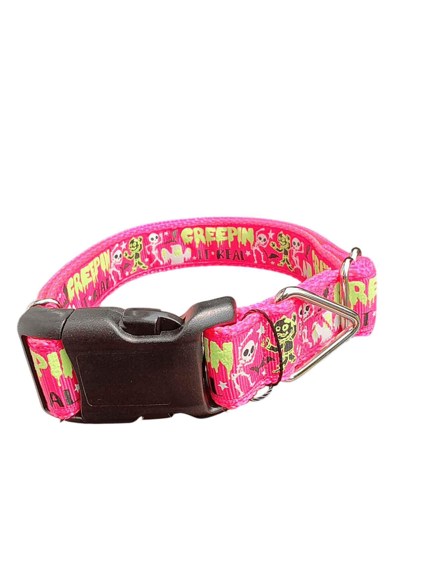 Creepin It Real Nylon Dog Collar - Paws & Play Paradise