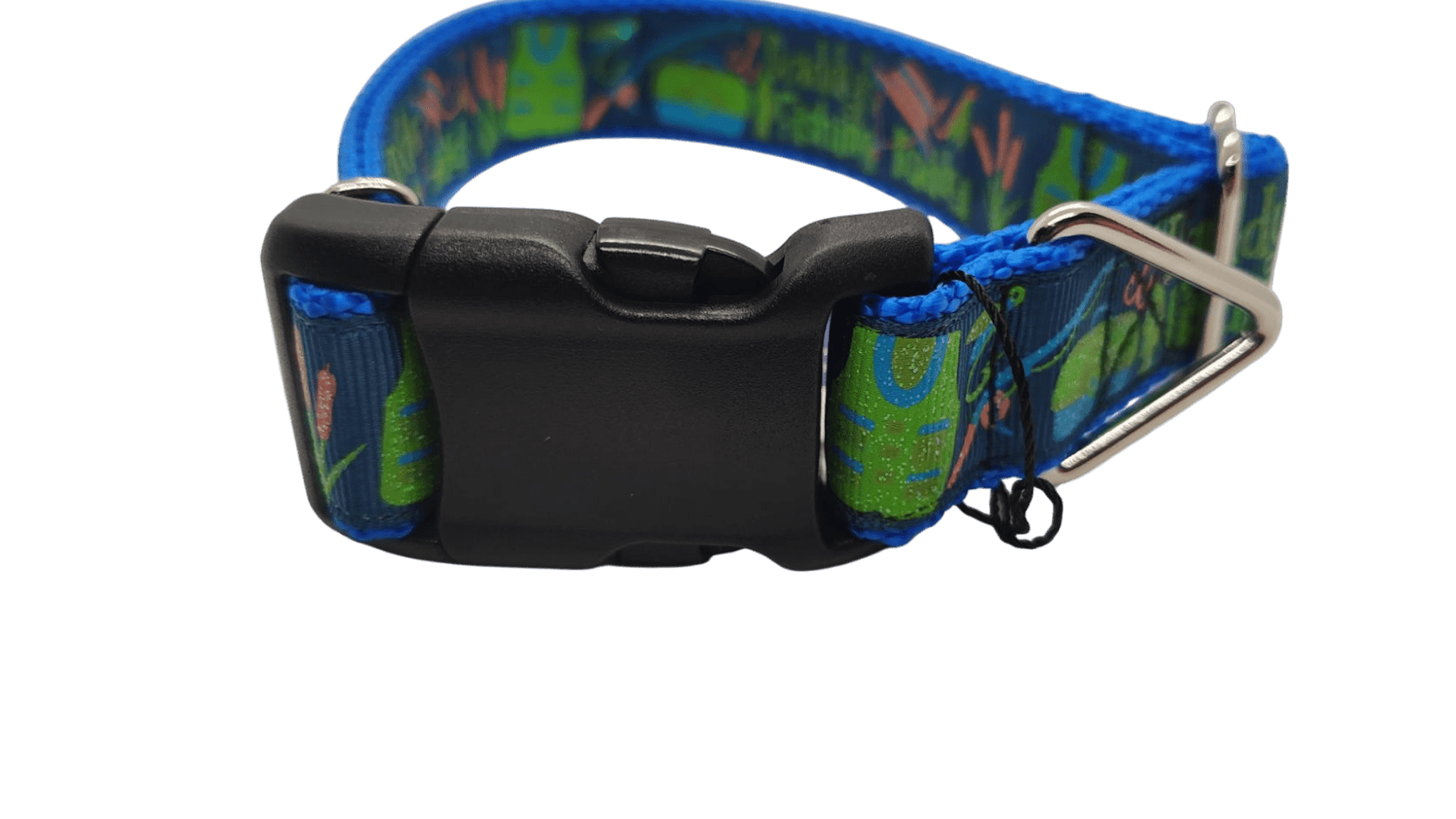 Daddy's Fishing Buddy Nylon Dog Collar - Paws & Play Paradise