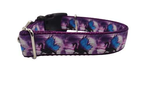 Fantasy Dragon Nylon Dog Collar - Paws & Play Paradise