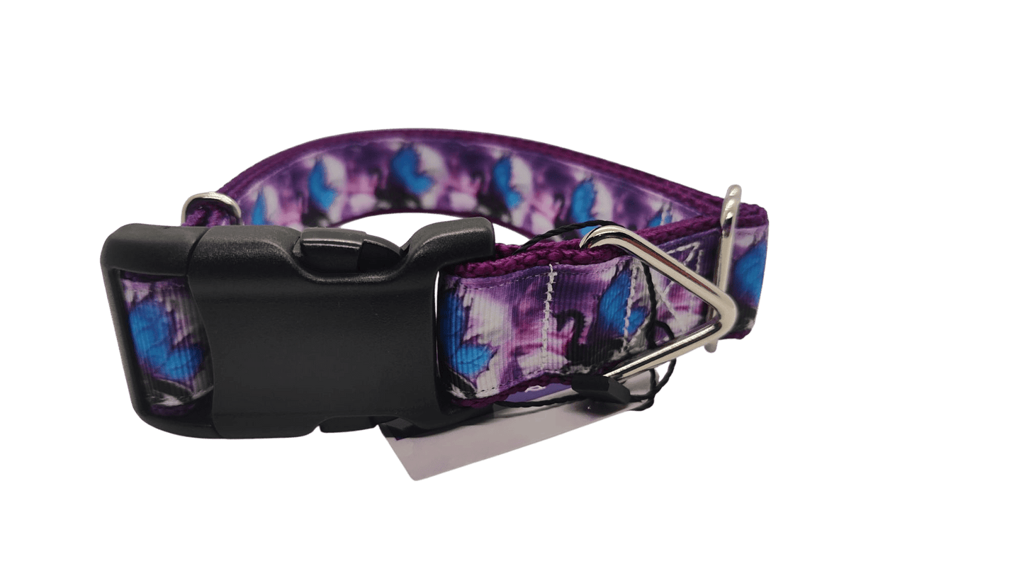 Fantasy Dragon Nylon Dog Collar - Paws & Play Paradise
