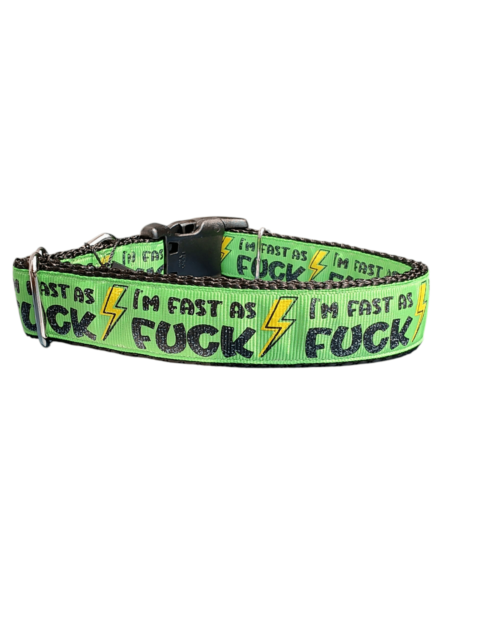 Fast As Fuck Nylon Dog Collar - Paws & Play Paradise