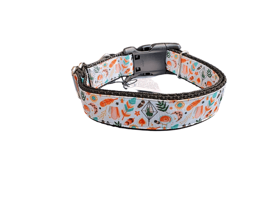 Feathers and Ferns Apothecary Nylon Dog Collar - Paws & Play Paradise