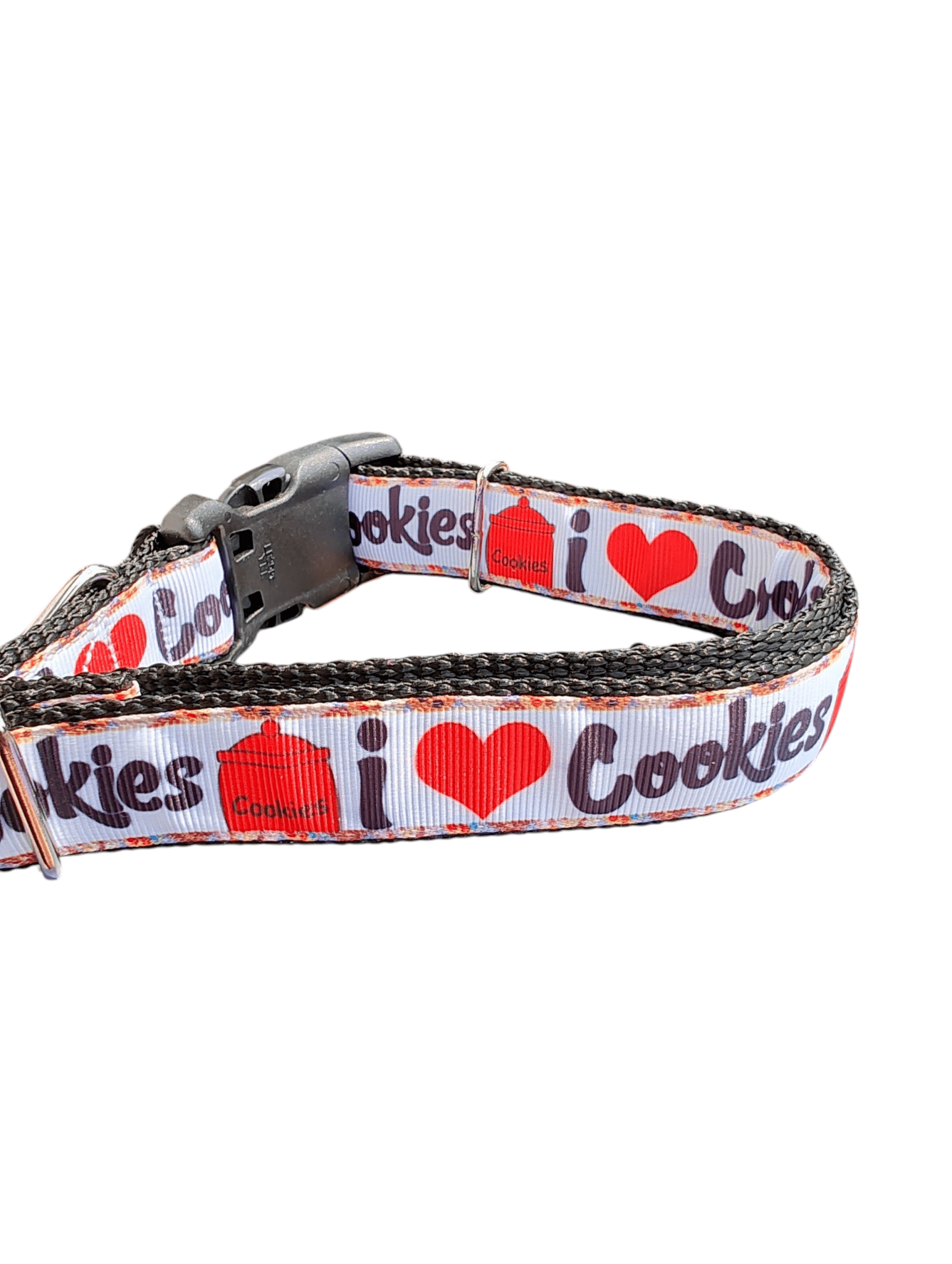 I Heart Cookies Nylon Dog Collar - Paws & Play Paradise