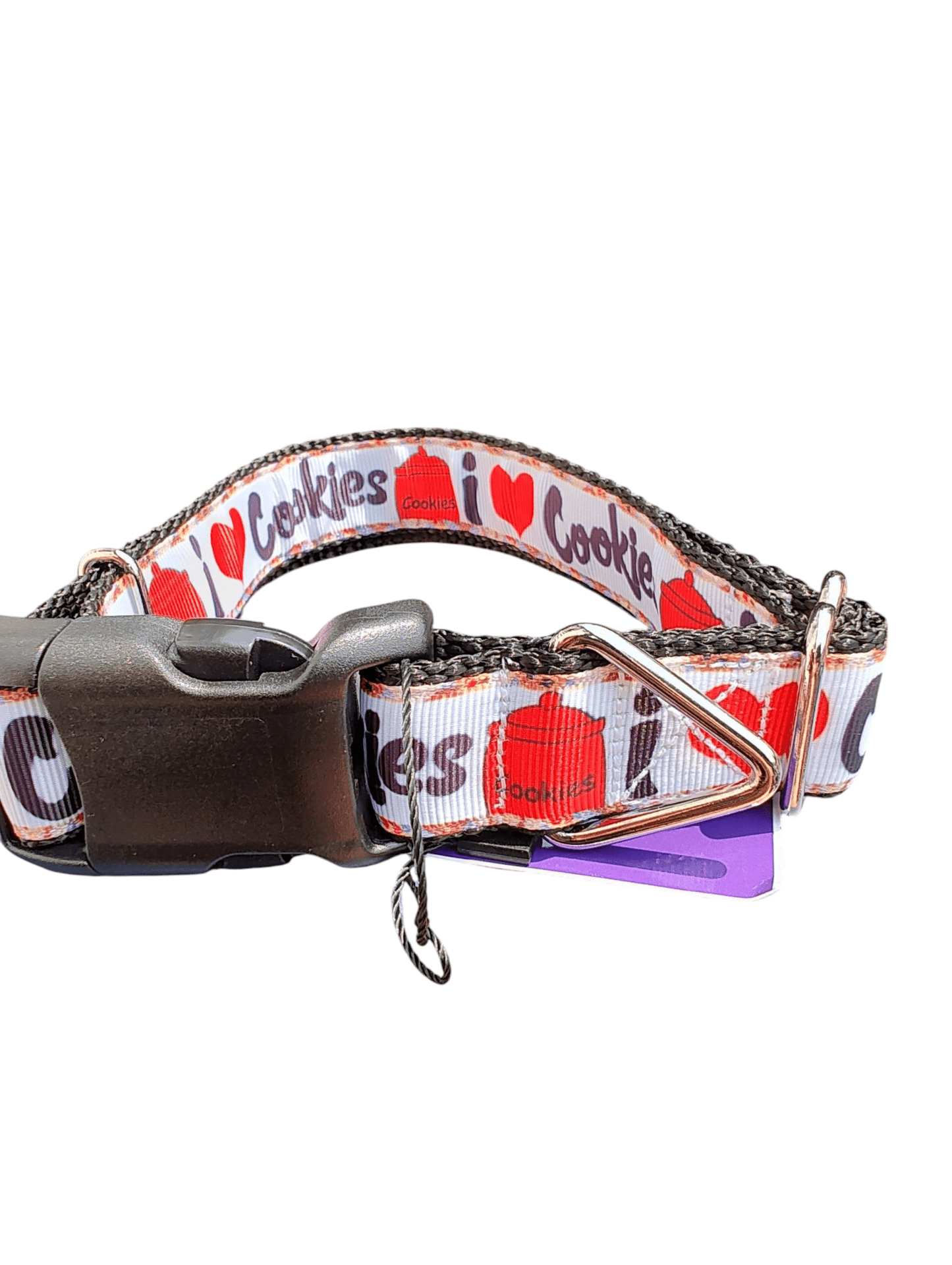 I Heart Cookies Nylon Dog Collar - Paws & Play Paradise