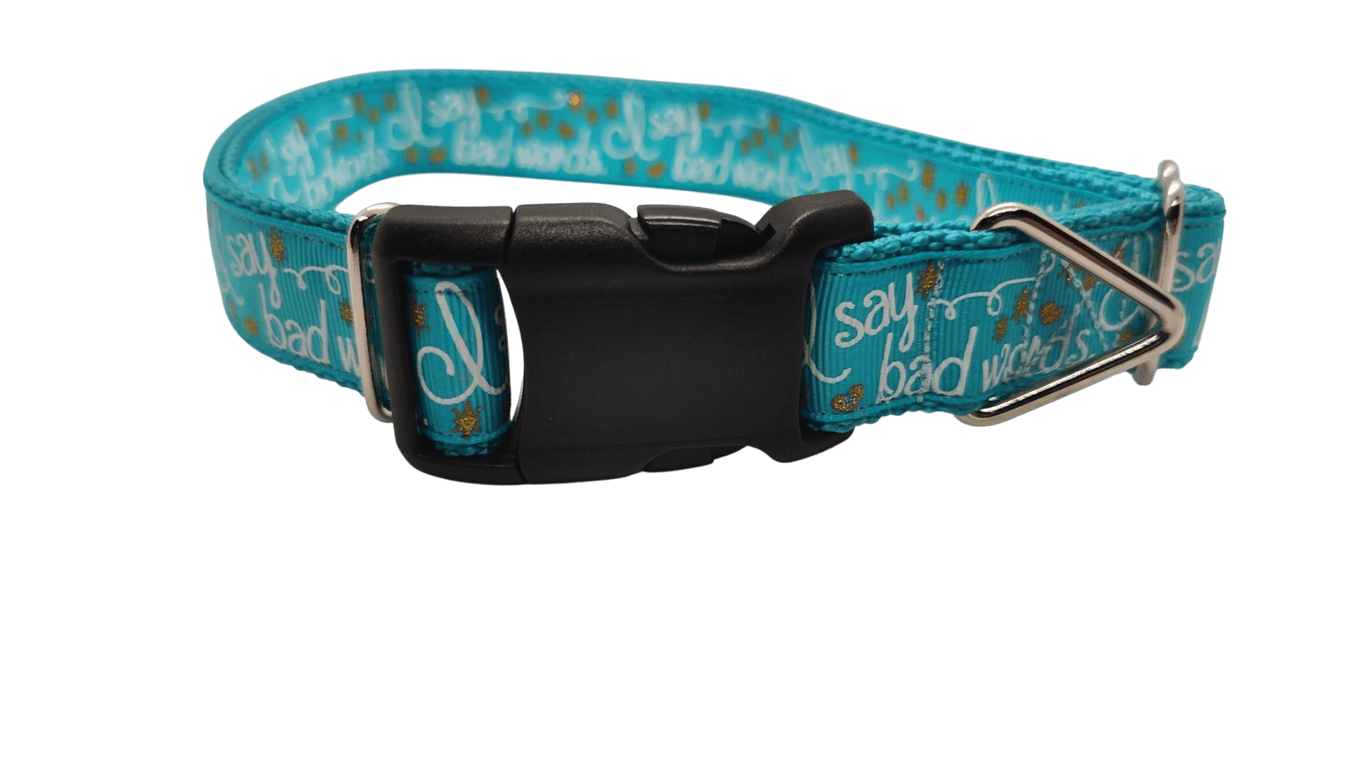 I Say Bad Words Nylon Dog Collar - Paws & Play Paradise
