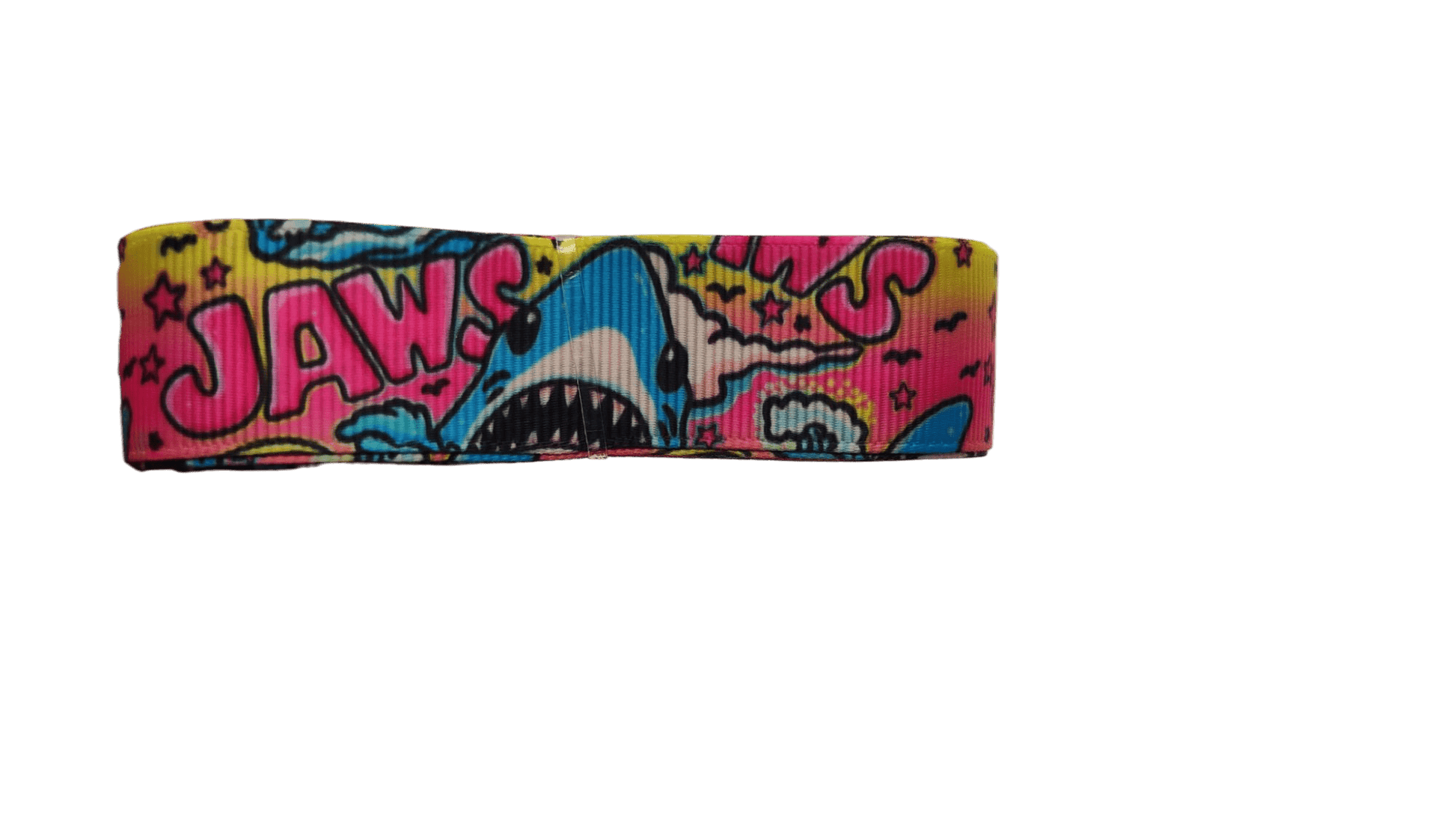 Jaws Pop Art Shark Nylon Dog Collar - Paws & Play Paradise