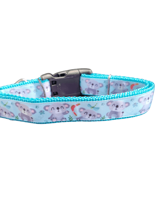 Koala At Play Nylon Dog Collar - Paws & Play Paradise