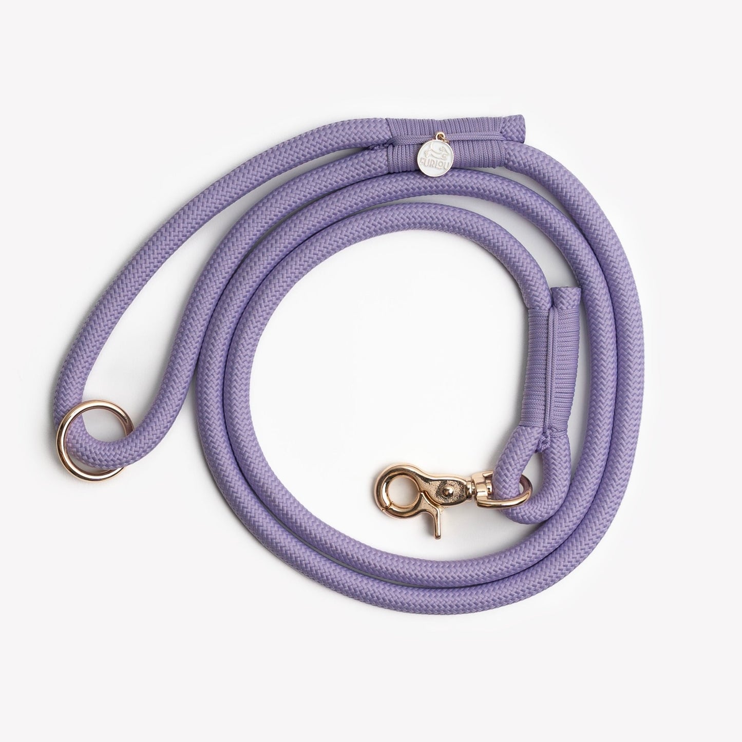 'Lavender' - Braided Rope Leash - Paws & Play Paradise