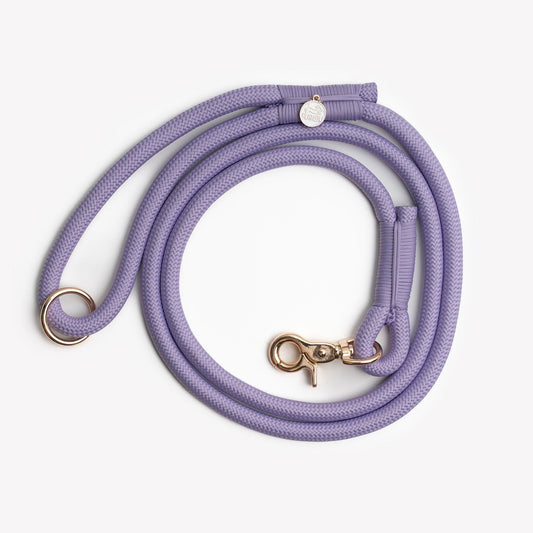 'Lavender' - Braided Rope Leash - Paws & Play Paradise