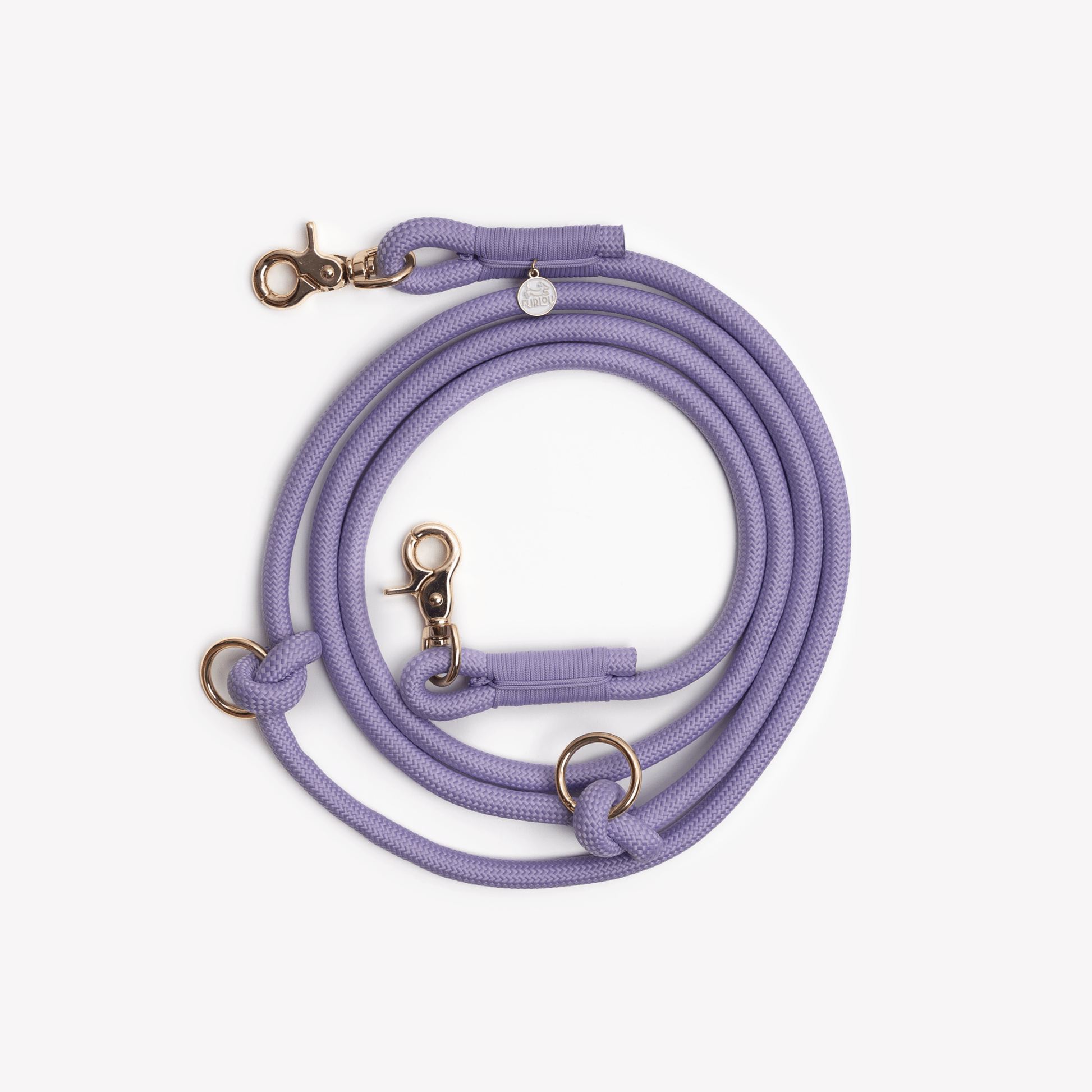 'Lavender' - Hands Free Braided Leash - Paws & Play Paradise