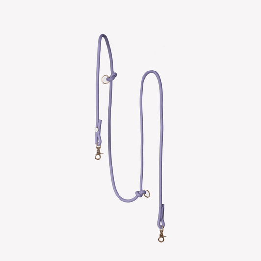 'Lavender' - Hands Free Braided Leash - Paws & Play Paradise