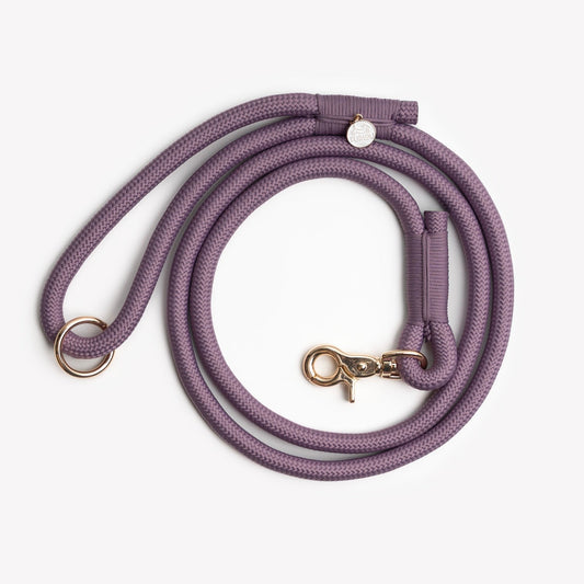 'Lilac' - Braided Rope Leash - Paws & Play Paradise