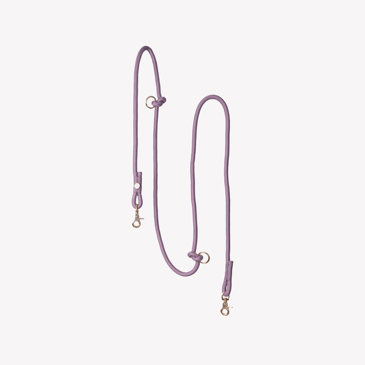 'Lilac' - Hands Free Braided Leash - Paws & Play Paradise