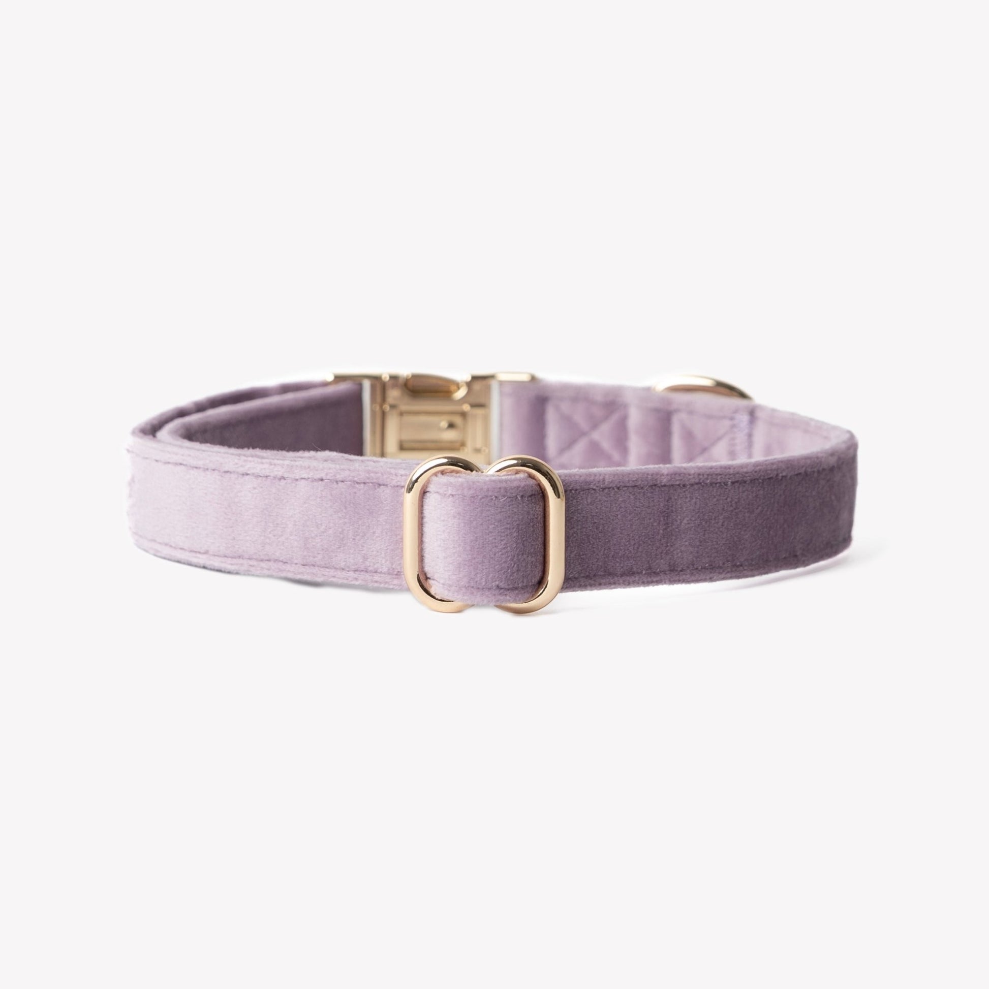 'Lilac' - Velvet Dog Collar - Paws & Play Paradise
