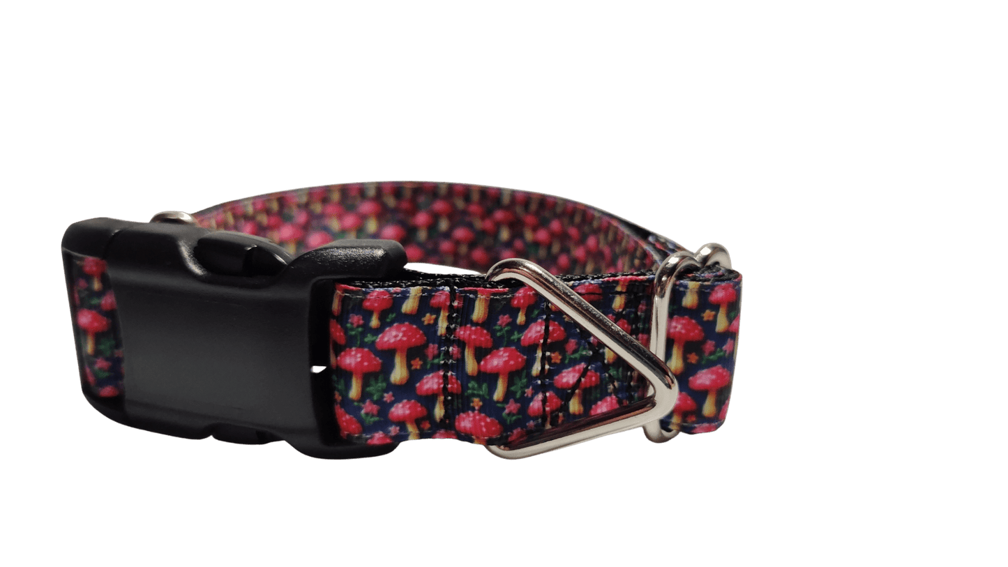 Little Mushrooms Nylon Dog Collar - Paws & Play Paradise