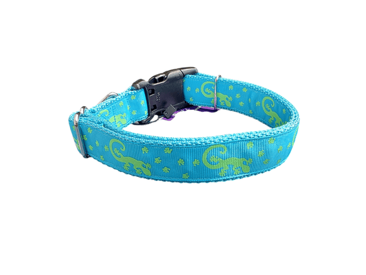 Lizard Nylon Dog Collar - Paws & Play Paradise