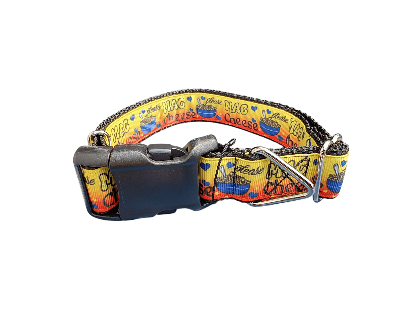 Mac and Cheese 2 Nylon Dog Collar - Paws & Play Paradise