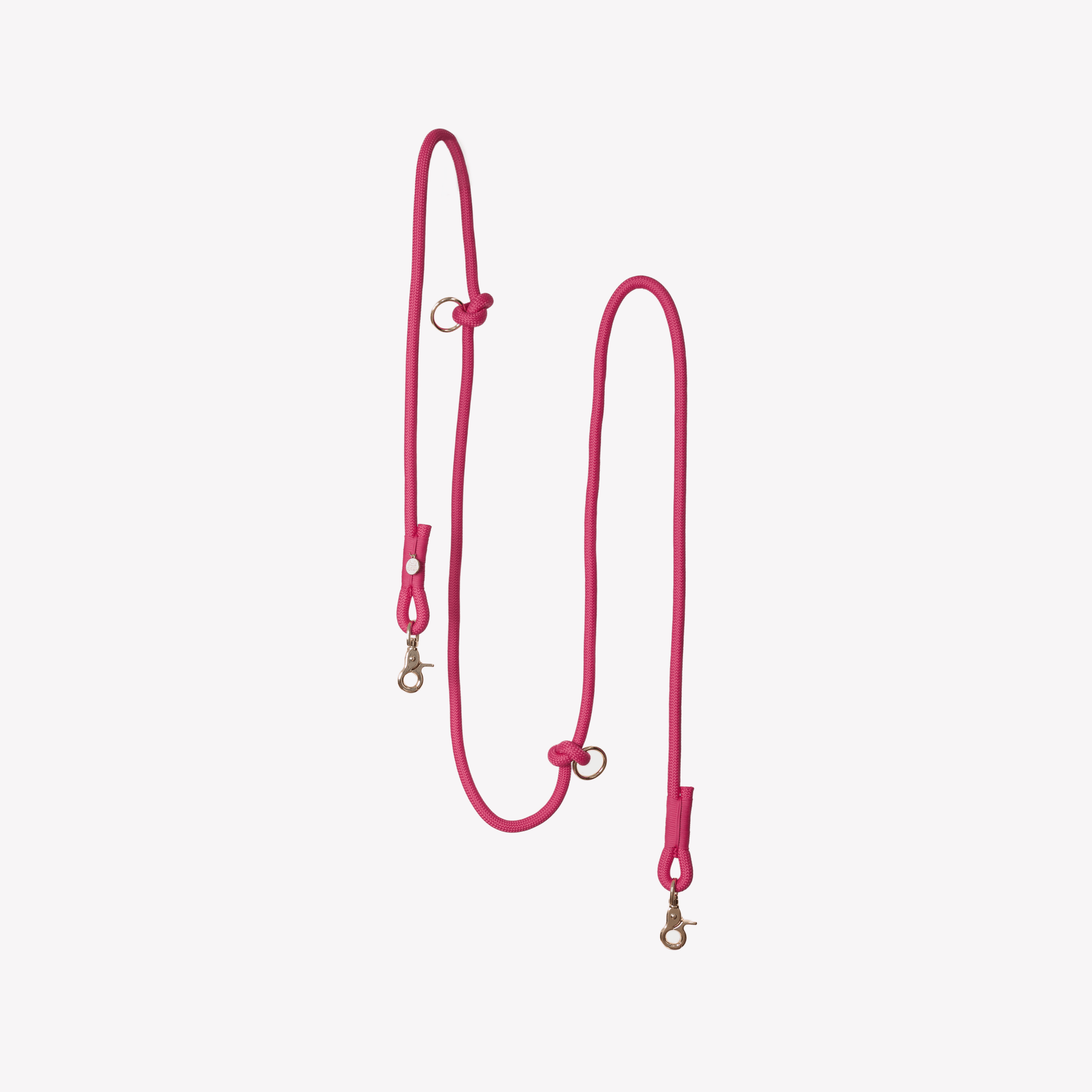 'Magenta' - Hands Free Braided Leash - Paws & Play Paradise