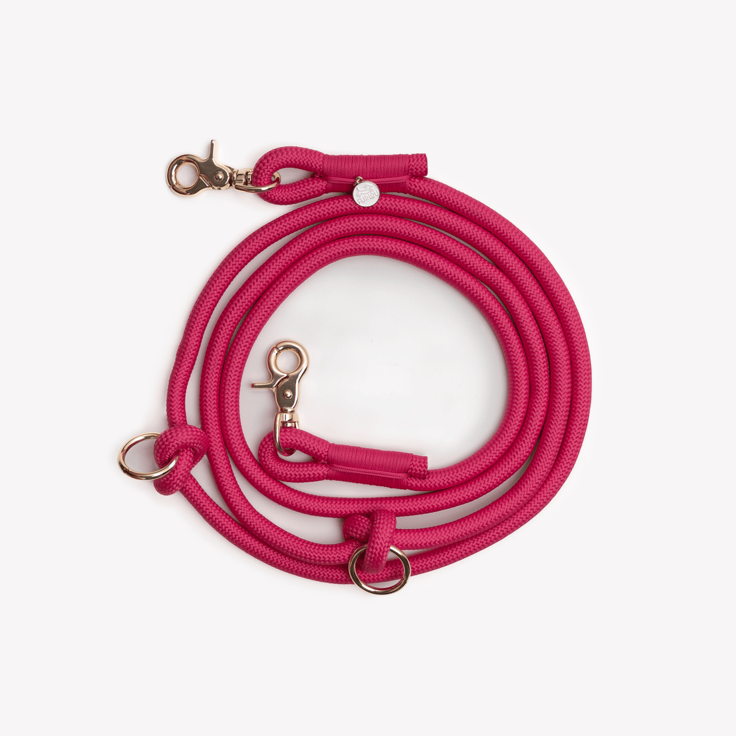 'Magenta' - Hands Free Braided Leash - Paws & Play Paradise