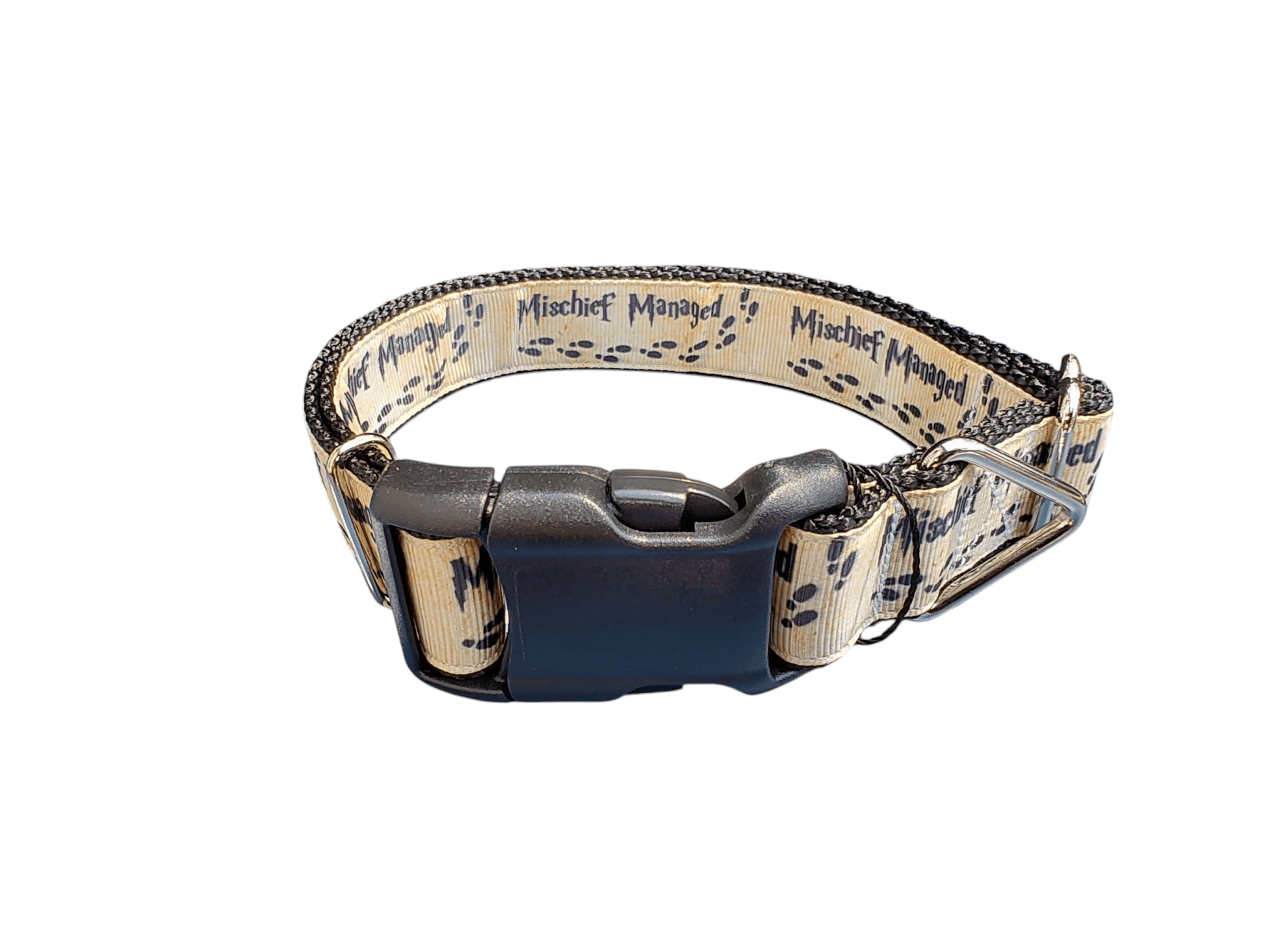 Mischief Managed Nylon Dog Collar - Paws & Play Paradise