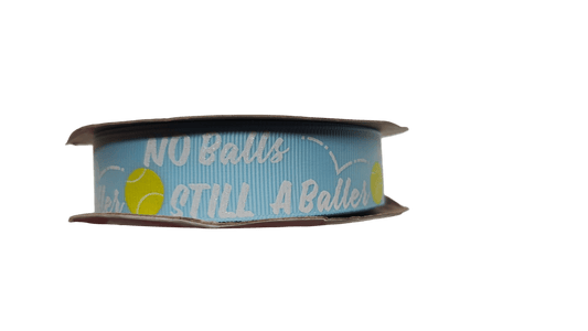 No Balls Still A Baller Green Nylon Dog Collar - Paws & Play Paradise