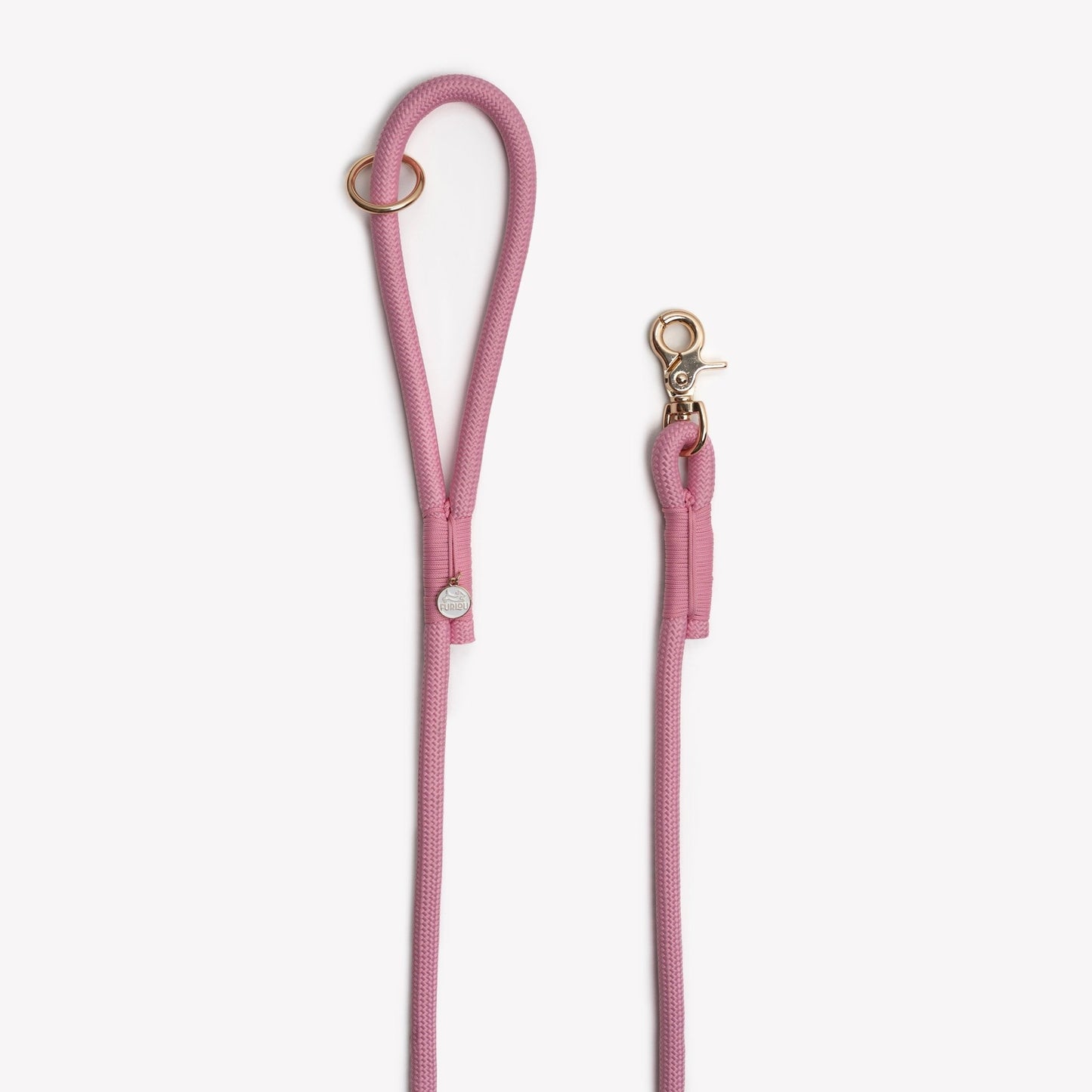 'Pink' - Braided Rope Leash - Paws & Play Paradise