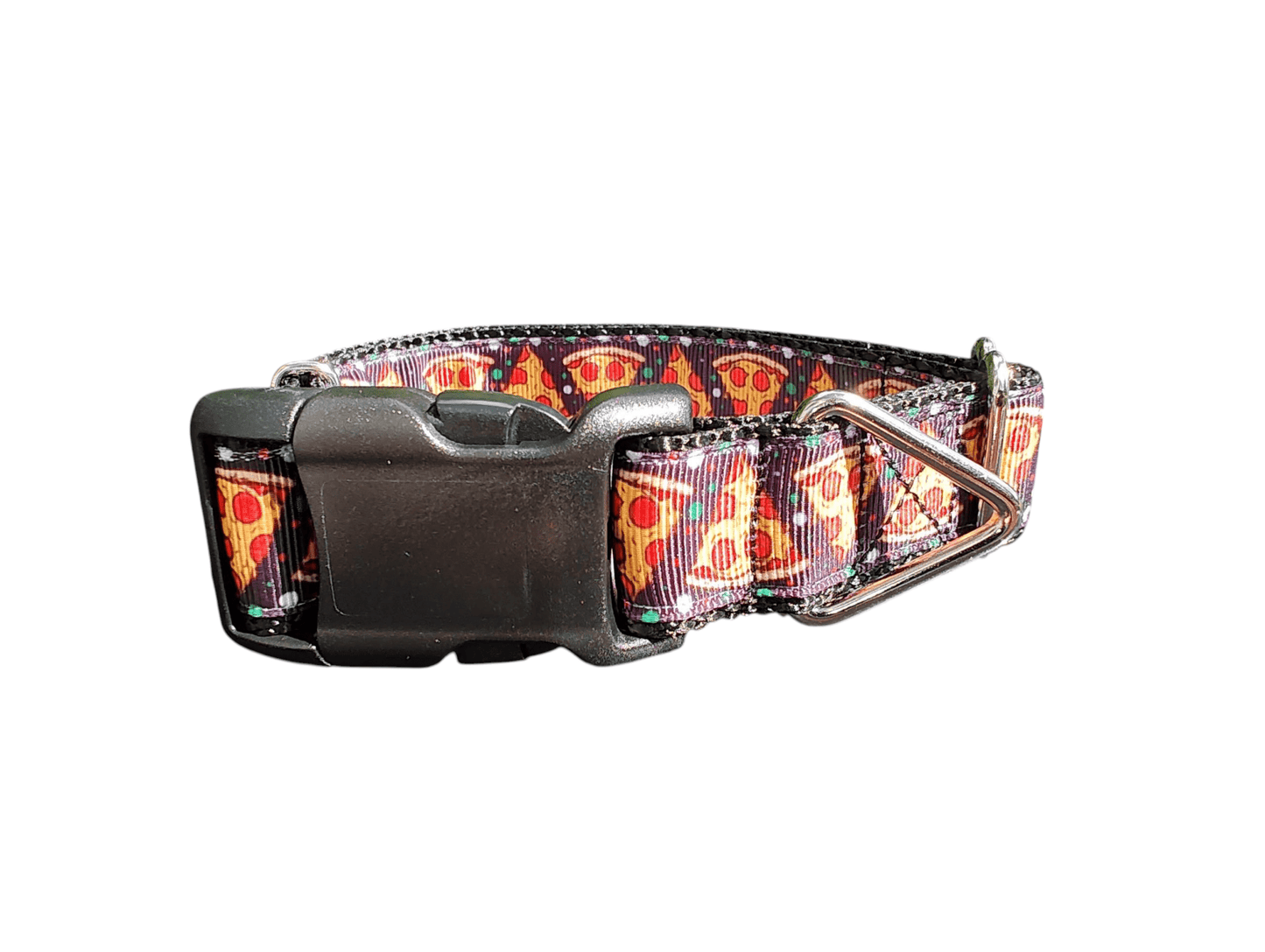 Pizza Slices Nylon Dog Collar - Paws & Play Paradise