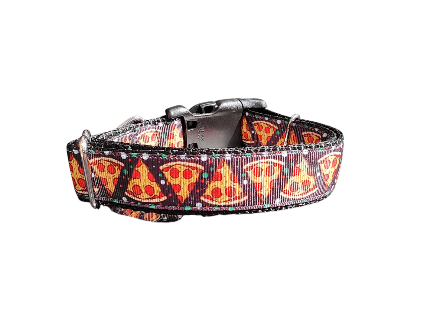 Pizza Slices Nylon Dog Collar - Paws & Play Paradise