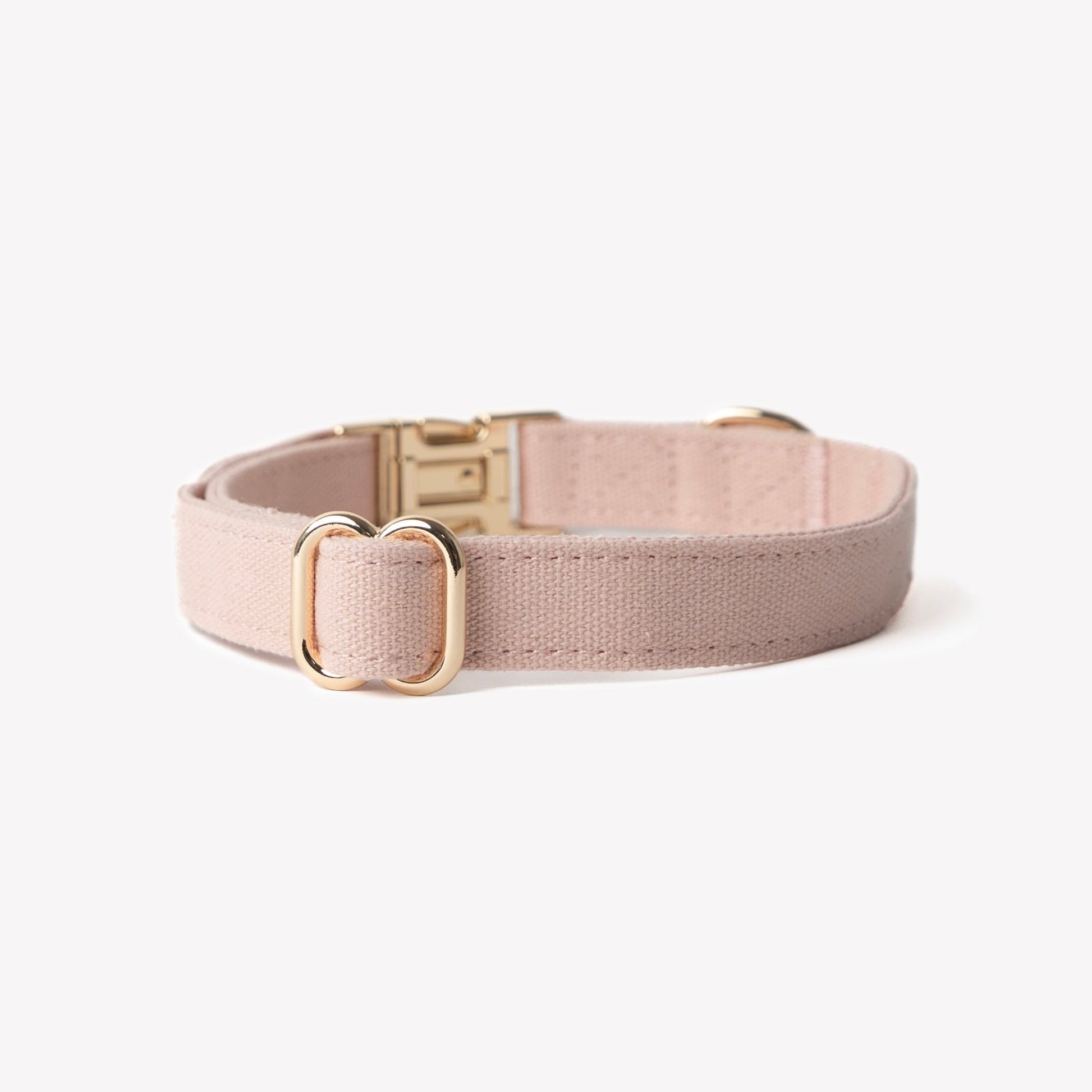 'Powder Rose' - Canvas Dog Collar - Paws & Play Paradise