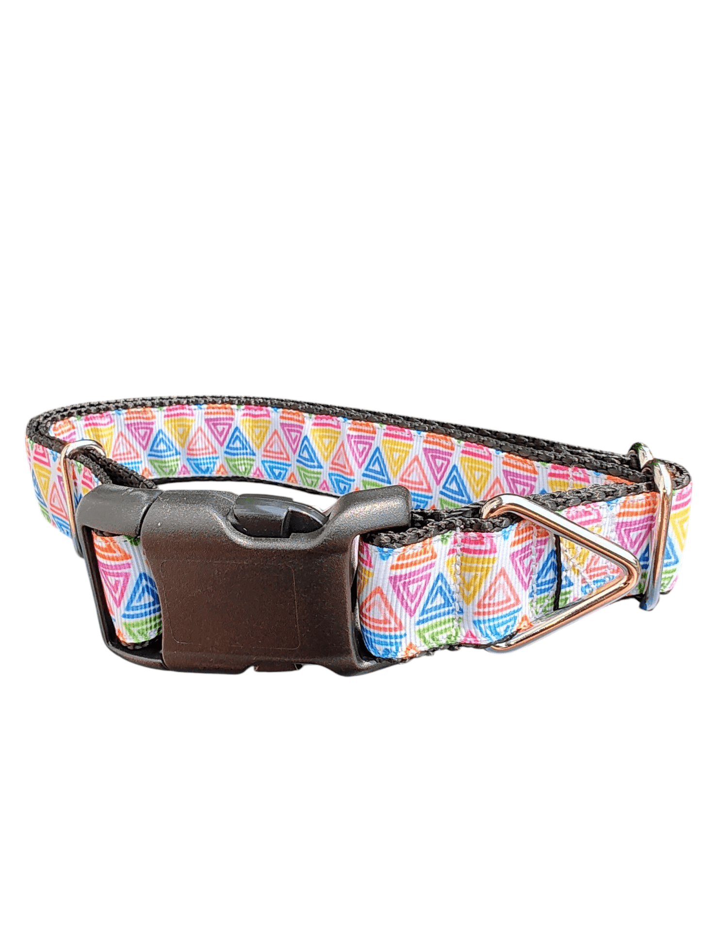 Rainbow Doodles Nylon Dog Collar - Paws & Play Paradise
