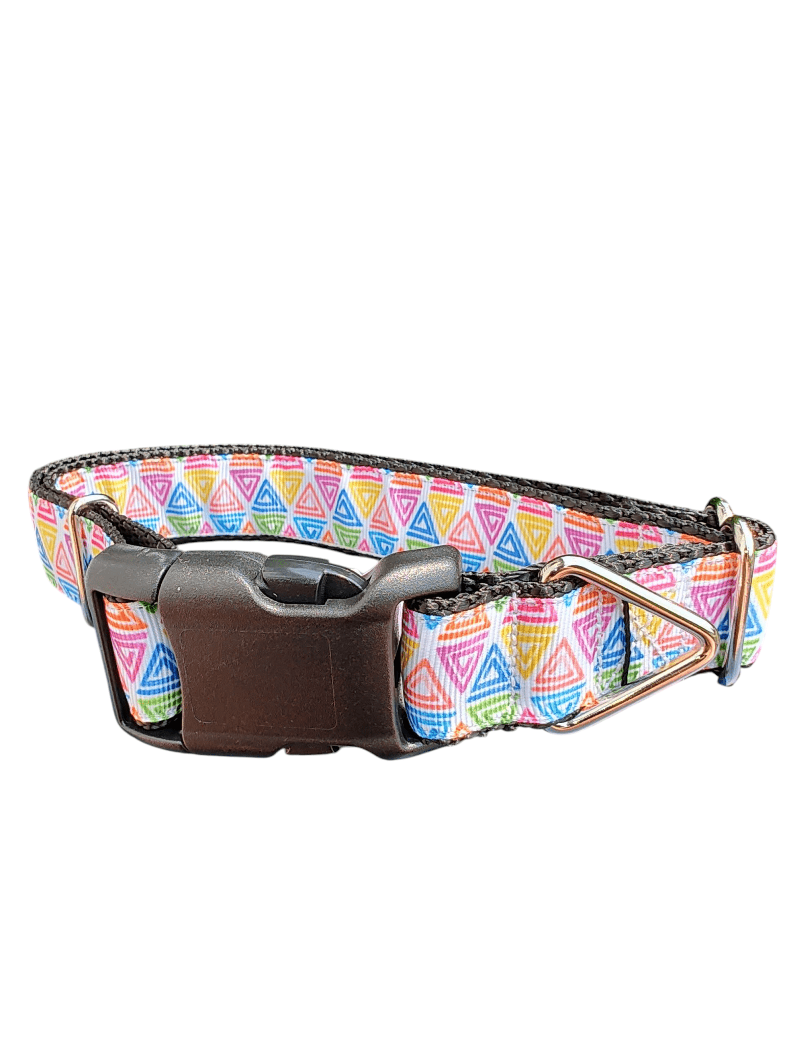 Rainbow Doodles Nylon Dog Collar - Paws & Play Paradise